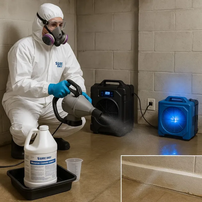 Sanitization and Odor Removal process in Harrisville, RI